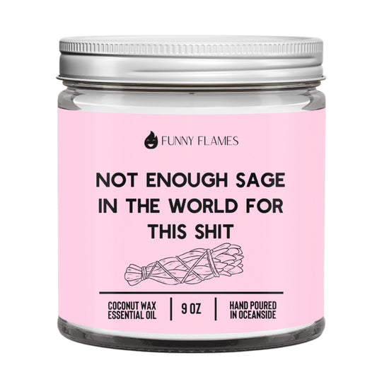 Not enough sage in the world for this shit -Candle